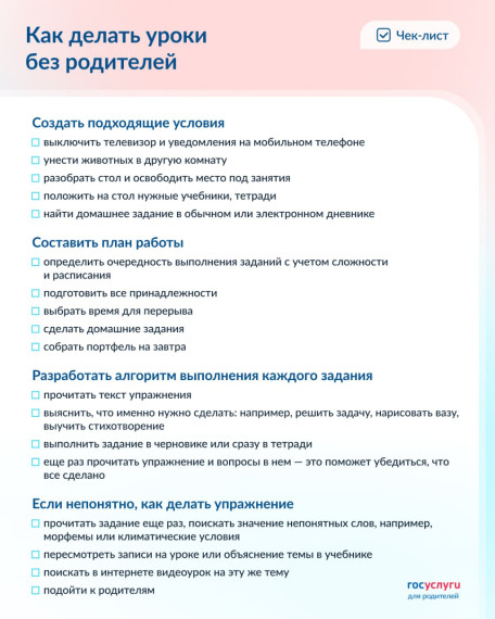 Как научить ребенка делать домашнее задание самостоятельно?.